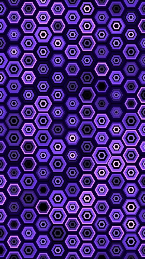 Looping hexagon animated background Stock Footage 292113384