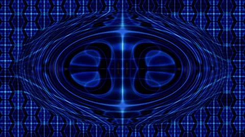 Looping Hexagon Tech Abstract with ocular effect - 4K Resolution Ultra HD Stock Footage 42016345