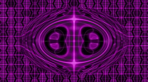 Looping Hexagon Tech Abstract with ocular effect - 4K Resolution Ultra HD Stock Footage 42021399