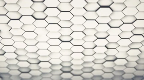 Looping Hexagon Walls 库存影片 45497693