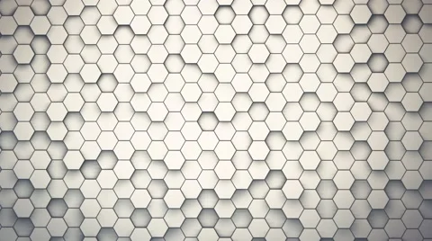 Looping Hexagon Walls 库存影片 45497759