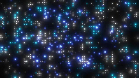Looping Hi-Tech Digital Cubes Background. Futuristic Tech Animation Vídeos de archivo 310551733