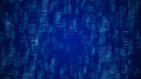 Looping hud digital elements intro. Stock Footage 86156223
