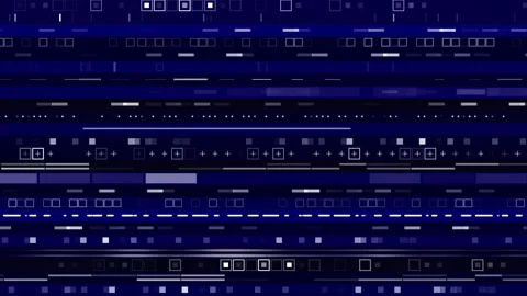 Looping HUD technological infographic elements. SeamlessHUD 2GFX Technology Sci Stock Footage 254726414