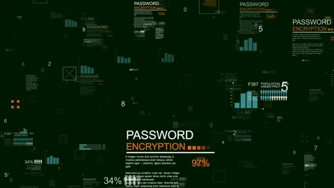 Looping infographic zoom in animation. Stock Footage 95922479