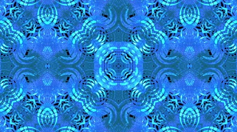 Looping Kaleidoscope Patterns - 4K Resolution Ultra HD Stock Footage 43211880