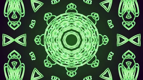 Looping Kaleidoscope Patterns - 4K Resolution Ultra HD Stock Footage 43240882