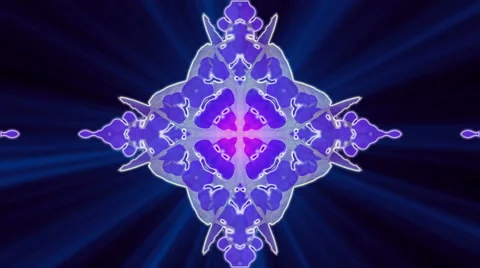 Looping Kaleidoscope Patterns - 4K Resolution Ultra HD Stock Footage 43501942