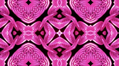 Looping Kaleidoscope Patterns - 4K Resolution Ultra HD Stock Footage 43548852