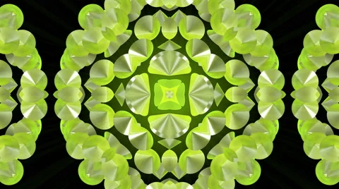 Looping Kaleidoscope Patterns - 4K Resolution Ultra HD Stock Footage 43592721