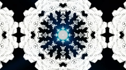 Looping Kaleidoscope Patterns - 4K Resolution Ultra HD Stock Footage 43598584