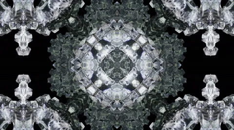 Looping Kaleidoscope Patterns - 4K Resolution Ultra HD Stock Footage 43615968