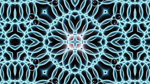 Looping Kaleidoscope Patterns - 4K Resolution Ultra HD Stock Footage 43617981