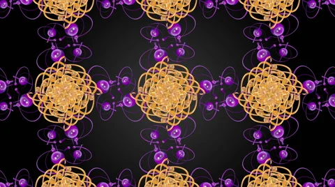 Looping Kaleidoscope Patterns Stock Footage 43065217