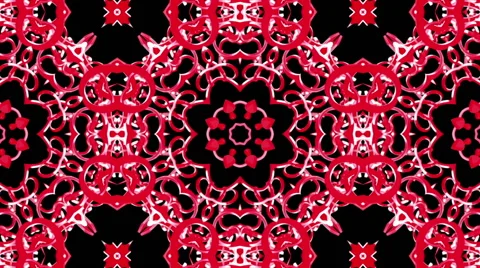 Looping Kaleidoscope Patterns Stock Footage 43213129