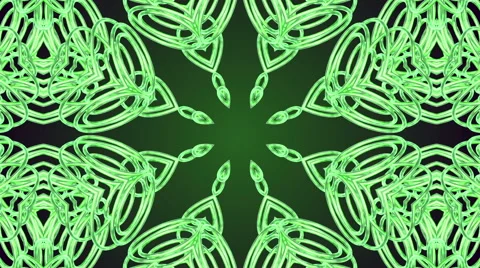 Looping Kaleidoscope Patterns Stock Footage 43240894