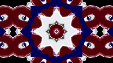 Looping Kaleidoscope Patterns Stock Footage 43268628