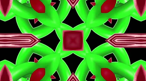 Looping Kaleidoscope Patterns Stock Footage 43268967