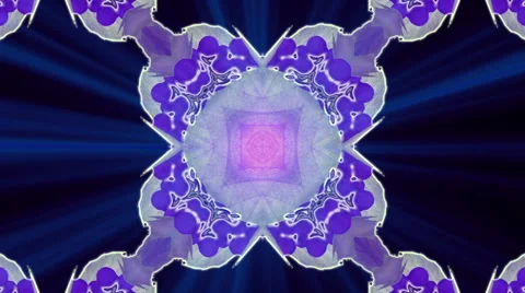 Looping Kaleidoscope Patterns Stock Footage 43493296