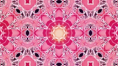 Looping Kaleidoscope Patterns Stock Footage 43538091