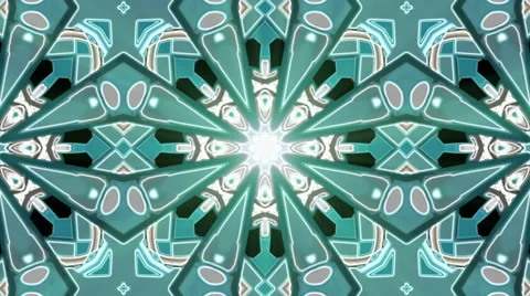 Looping Kaleidoscope Patterns Stock Footage 43541988