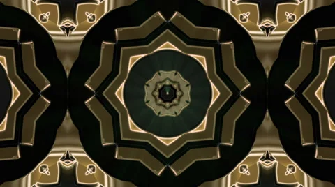 Looping Kaleidoscope Patterns Stock Footage 43544695