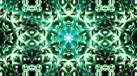 Looping Kaleidoscope Patterns Stock Footage 43545440