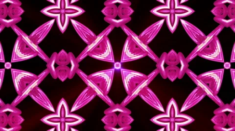 Looping Kaleidoscope Patterns Stock Footage 43548705