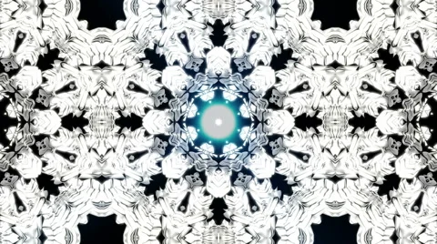 Looping Kaleidoscope Patterns Stock Footage 43578468