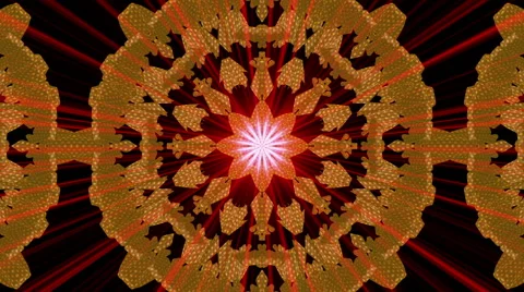 Looping Kaleidoscope Patterns Stock Footage 43580639