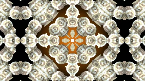 Looping Kaleidoscope Patterns Stock Footage 43583375