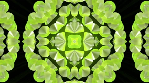 Looping Kaleidoscope Patterns Stock Footage 43585930