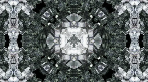 Looping Kaleidoscope Patterns Stock Footage 43615709