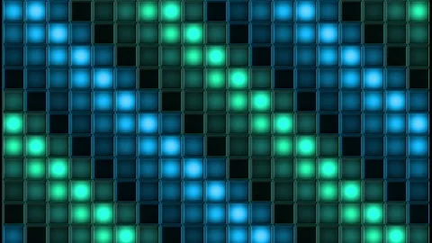 Looping Light Blue party wall lights Stock Footage 146324178