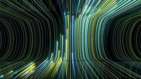 Looping Light rays lines stripes neon color path glow.4 Stock Footage 292113293