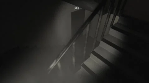 Looping Liminal Stairwell Stock Footage 276669088
