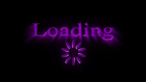 Looping loading circle animation on dark background designed for apps, webs.. Stock Footage 313421900