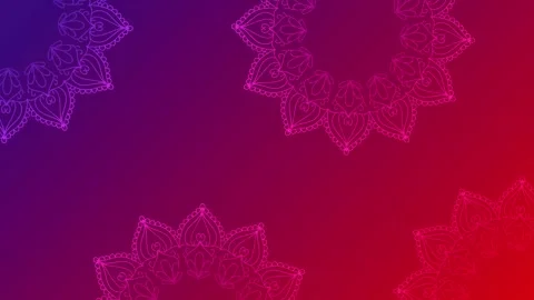 Looping mandala animation background Stock Footage 314217280