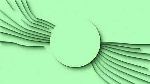 Looping minimalism animation. round frame Video stock 306784345