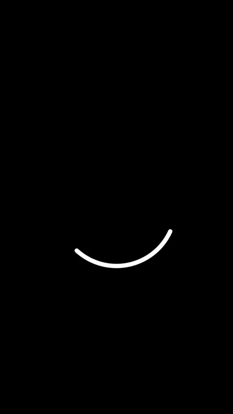 Looping Minimalist White Circle Animation on Black Background Stockbeeldmateriaal 279695901