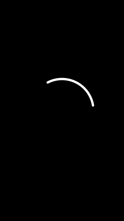 Looping Minimalist White Circle Animation on Black Background 스톡 동영상 279695905