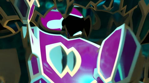 Looping morphing rotation of abstract shape Stock Footage 61571796