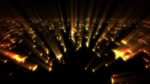 Looping motion background shows glowing light shining through cracks in the Stock Footage 160663875