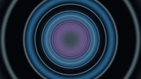 Looping motion design with circular patterns for visuals Stock Footage 340512562