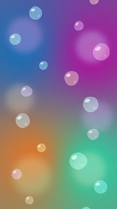 Looping motion graphic of bubbles, bokeh, pattern, background, abstract, Stock Footage 346738613
