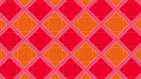 Looping motion graphics featuring square lines in a tile-like pattern Stock Footage 341545793