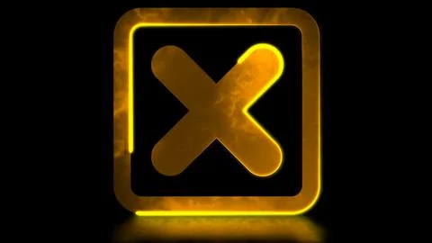Looping neon glow effect cross icon icon black background 스톡 일러스트