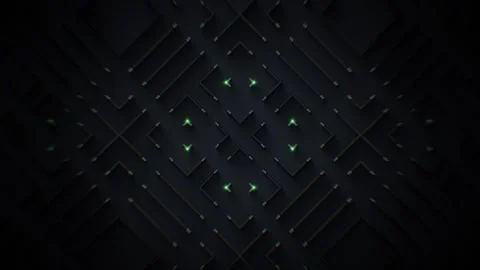 Looping Neon Green Light Strips Stock Footage 273314587