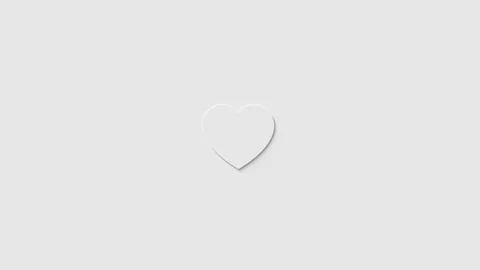 A looping Neumorphic minimal light grey motion graphic design with animated.. 스톡 동영상 264095991
