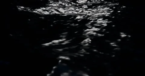 Looping of ocean water surface at night Stock Footage 302278678